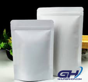 Túi zip 2 mặt bạc